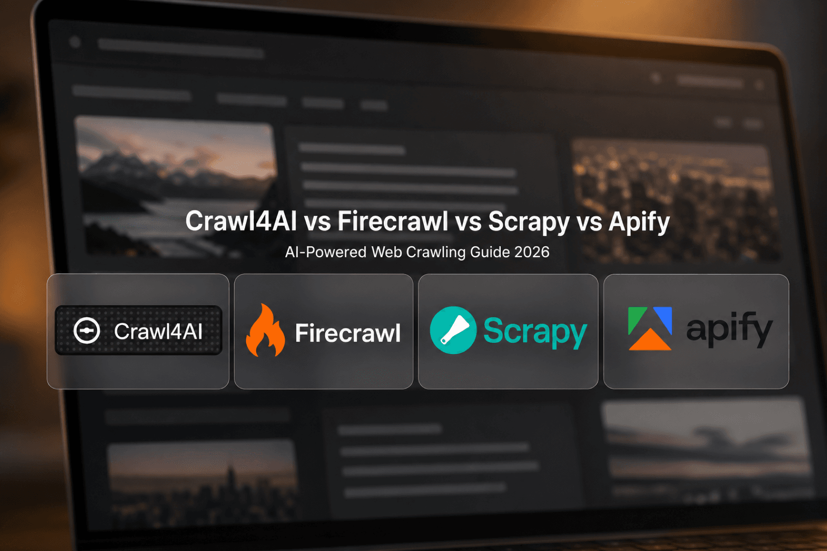 The Ultimate Guide to AI-Powered Web Crawling: Crawl4AI vs Firecrawl vs Scrapy vs Apify in 2026