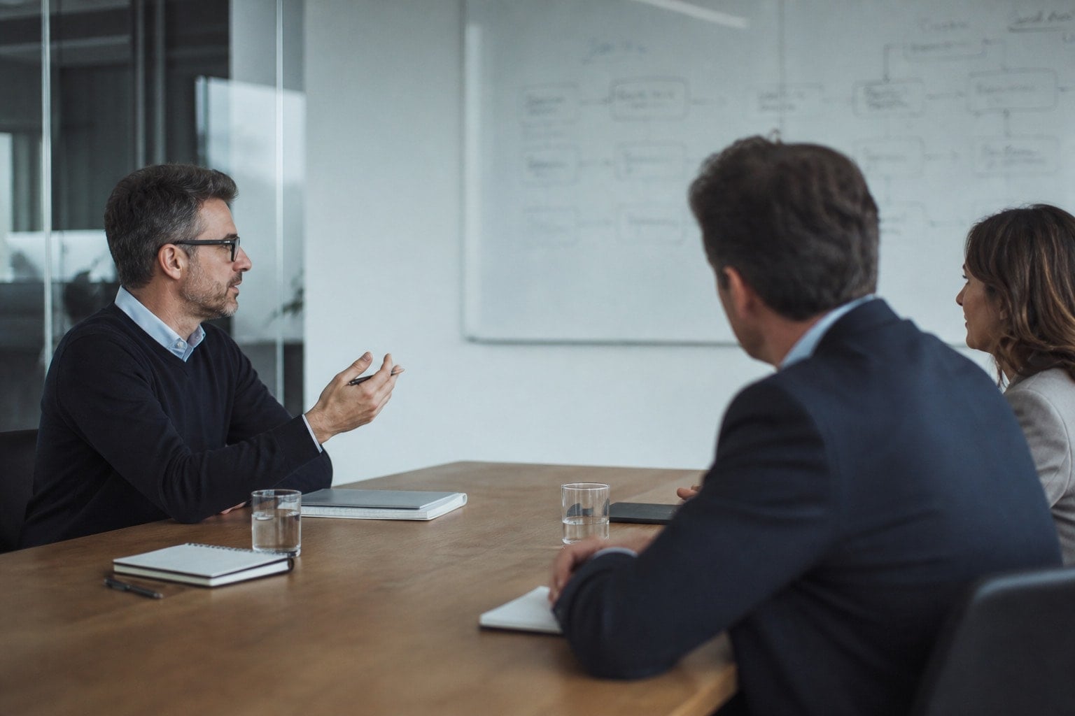 AI consulting team collaborating in Hong Kong office