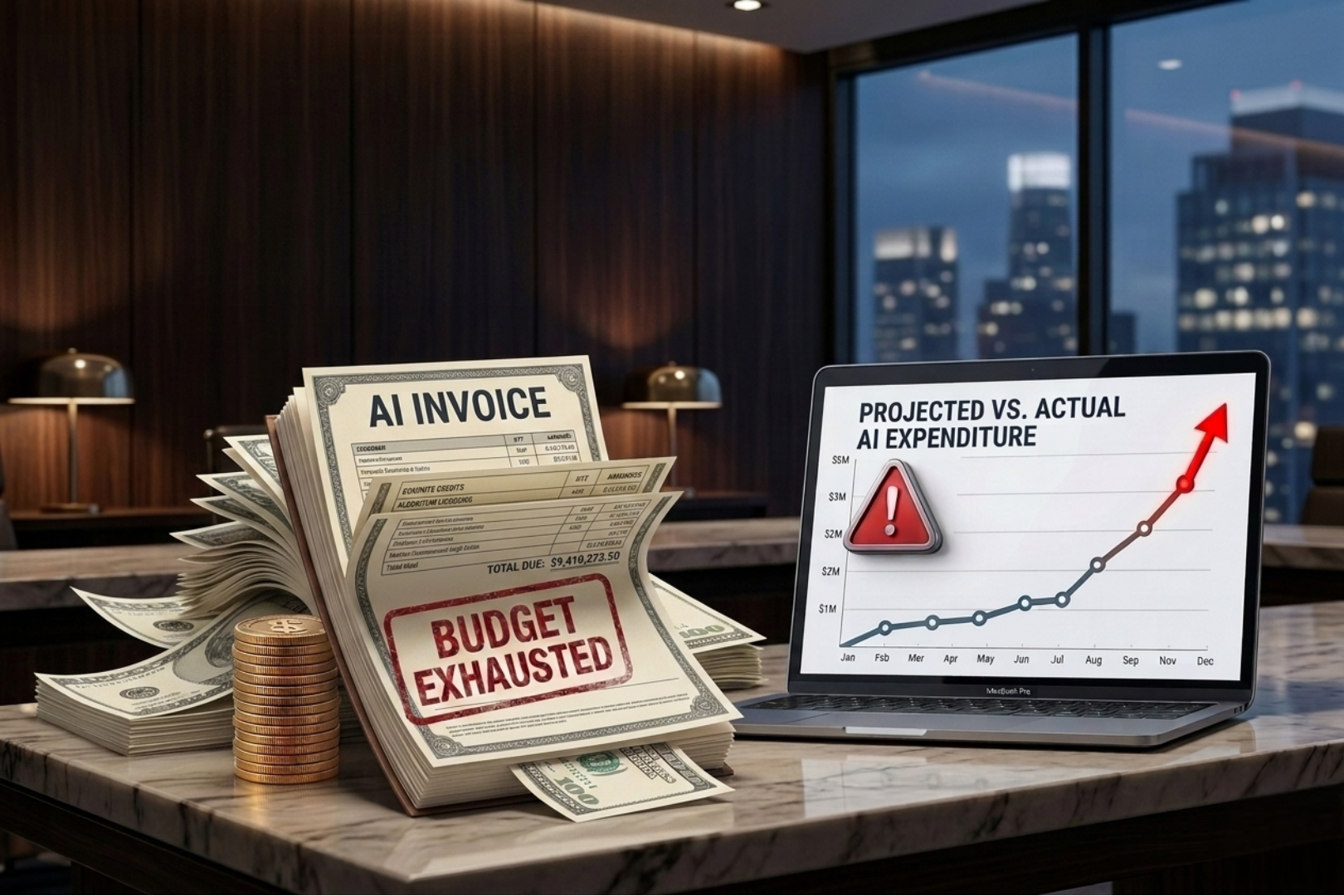 Placeholder cover for AI spending reckoning article