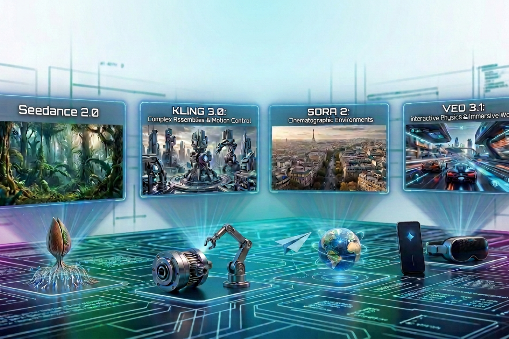 Seedance 2.0 vs Kling 3.0 vs Sora 2 vs Veo 3.1: The Ultimate AI Video ...