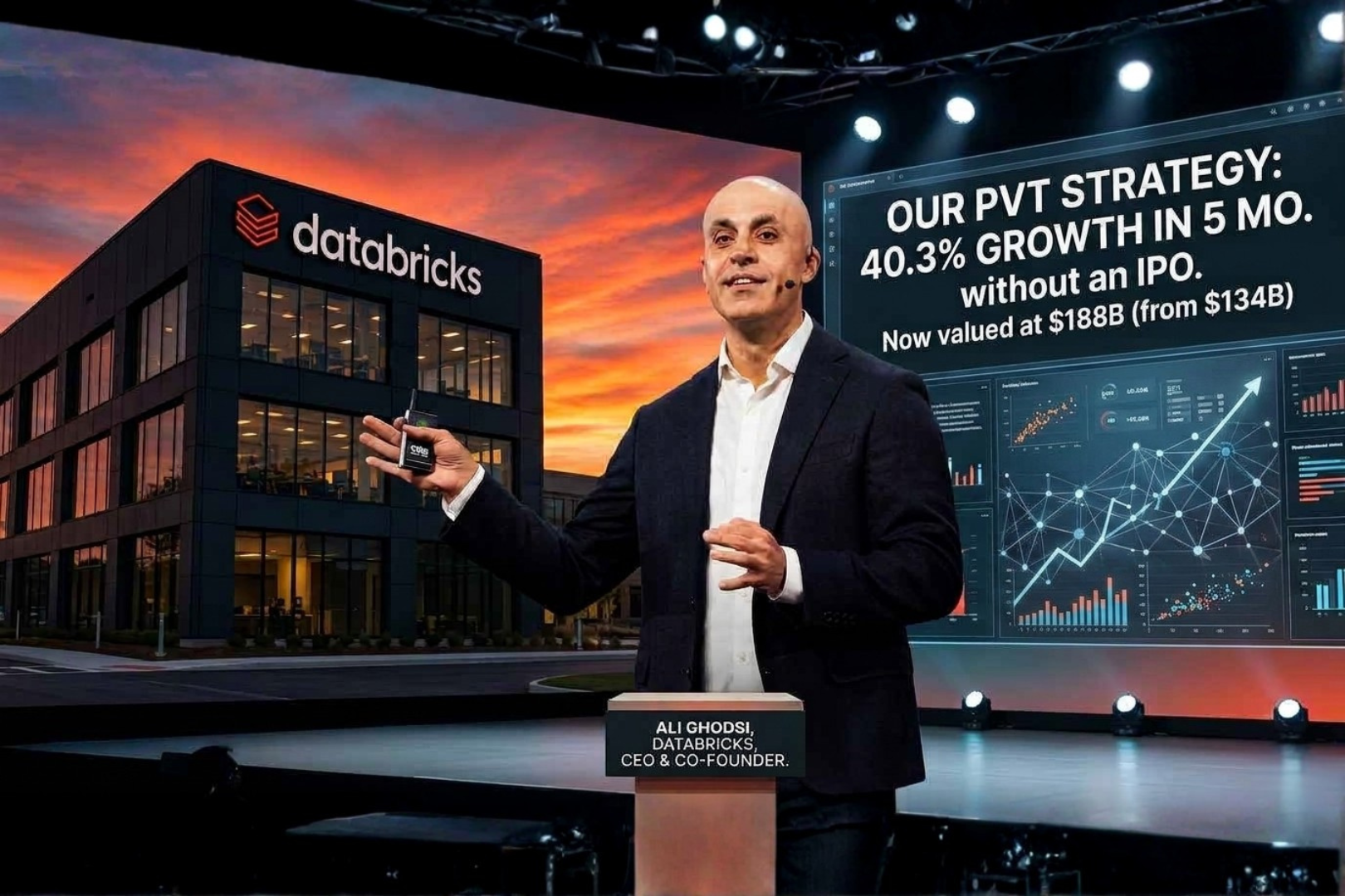Placeholder cover for Databricks $188B private round article